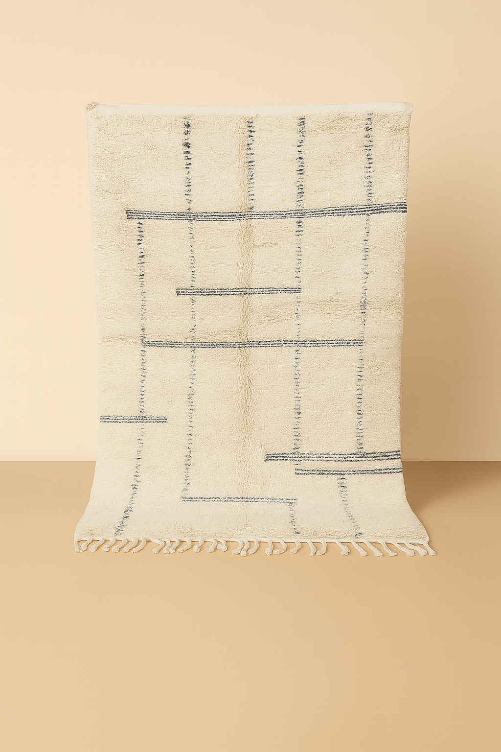 Marokkaans Berber Tapijt - Linear Nomad (2,5m x 1,5m)