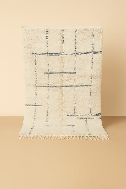 Marokkaans Berber Tapijt - Linear Nomad (2,5m x 1,5m)
