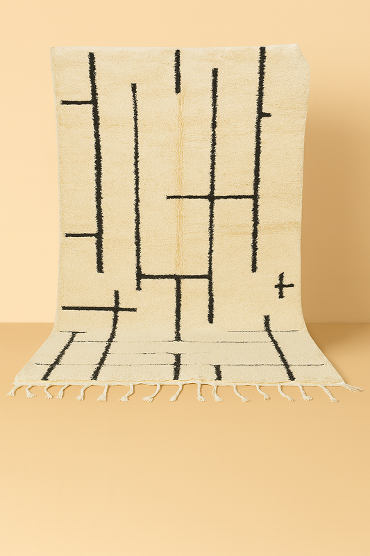 Marokkaans Berber Tapijt - Atlas Grid (3M x 2M)