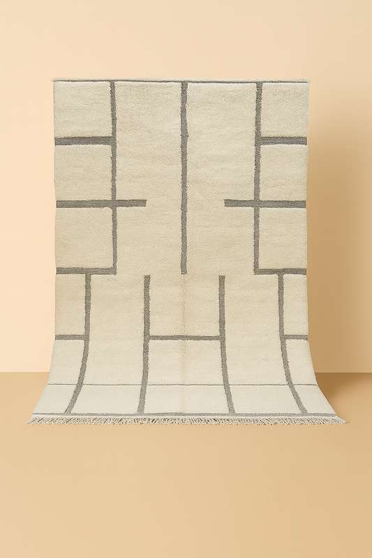Marokkaans Berber Tapijt - Berber Blocks (3M x 2M)